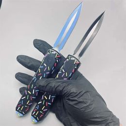 Ztech Tactical Knife Locking Mechanism Titanium Handle Bladedessert Warrior Knife Floding Knife 735