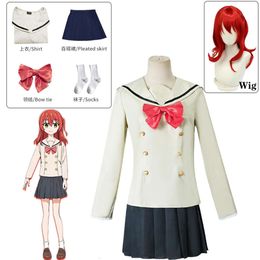 Anime BOCCHI THE ROCK Hitori Gotoh Cosplay Costume Yamada Ryo Kita Ikuyo Ijichi Nijika JK Uniform Women Shirts Bowtie Skirts Wigcosplay