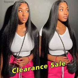 Synthetic Wigs Bone Straight Lace Front Wigs 13x6 Hd lace Frontal Wig 13x4 Glueless Transparent Lace Front Human Hair Wigs For Black Women T Q231019