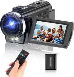 Camcorders Digital Camera Pographic Cameras With 3.0 Inch Rotating Screen Professional Po Camera Hd Video Kids Cameras For Home 231018