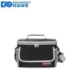 Ice Packs/Isothermic Bags DENUONISS Waterproof And Leakproof Cooler Bag EVA 6L Insulated Thermal Cool Bag Lunch Bag Food Insulated Bento Bag 231019