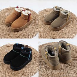 tasman slippers Designer women men braid boots Australian Fur sheepskin Tazz Mules woman Men Ultra Mini platform slie boot Australie Suede Winter Ankle Booties