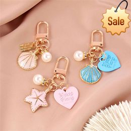 Starfish Little Love Keychain Sweet Romance Car Bag Pendant Earphone Case Perfume Bottle Accessories Fashion Jewellery Gift