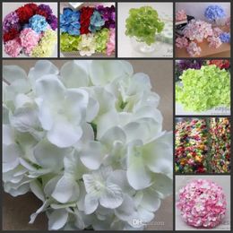 Decorative Flowers 15cm In Diameter Artificial Hydrangea Flower Head Diy Wedding Bouquet Wreath Garland Home Decoration