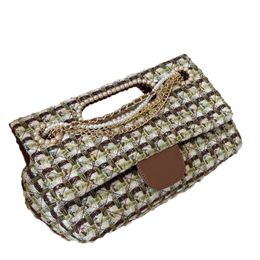 Channelbags Luxury CC 7a Chanelles Paris Chanells Chain Bags Handbag Famous Design Designer Pearl Women Crossbody French Letter Flap Woven and High Quality Wool Sho