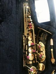 New Arrival Japan YAS- 875EX Alto Saxophone Brass Musical Instrument Eb Tune Black Gold Lacquer Sax With Case Mouthpiece