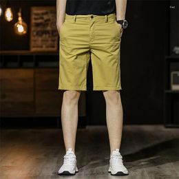 Men's Shorts Casual Men Cotton Fashion Solid Outdoor Breathable Military Cargo Male Summer Pure Colour Clothing