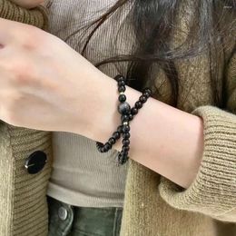 Strand Handmade Bracelet With Natural Stone Beads Beaded Wristband Buddhist Prayer