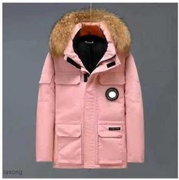 Men's Down Parkas Jackets Winter Work Clothes Jacket Outdoor Thickened Fashion Warm Keeping Couple Live Broadcast Canadian Goose Coat1tew