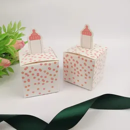 Gift Wrap 100Pcs/lot Adorable Boxes For Baby Birthday And Shower Favours Candy Box