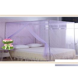 Mosquito Net 1Pc Fly Repellent Home Summer Bedroom Encryption Nets 15 M Bed Student Dormitory Party 150X200Cm 2111061799162 Drop Del Dhwdq