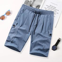 Men's Shorts 2023 Overalls Fashion Summer Outerwear Pants Casual Loose Thin Five-Piece Men Clothing