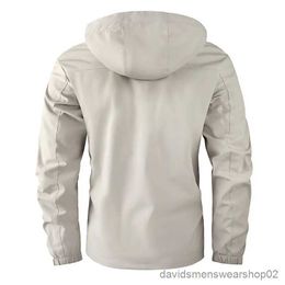Men's Jackets Fashion Men's Casual Windbreaker Jackets Hooded Jacket Man Waterproof Outdoor Soft Shell Winter Coat Clothing Warm Plus Size R231019