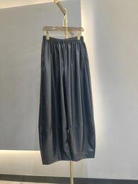 Pantaloni da donna Autunno e inverno Pelle larga e curva Tessuto proteico superiore Morbidezza invincibile Eccellente permeabilità all'aria.