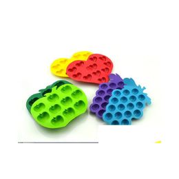 Other Kitchen, Dining & Bar 100Pcs/Lot Apple / Love Grape Shape Ice Cube/Ice Lattice/Sile Tray 05 H2010226 Home Garden Kitchen, Dining Dhcon