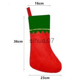 Christmas Decorations Christmas Decorative Socks Excellent Work Clothes Green Mouth Christmas Stockings Non woven Fabric Phnom Penh Home Furnishings DIY x1019