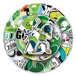 50 pcs golf cartoon graffiti creative stickers PVC laptop personality waterproof decoration