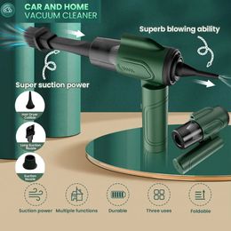 Other Electronics Car Vacuum Cleaner USB Wireless Portable Powerful Cleaning Machine Folding Blowing Suction Dust For Home 231018