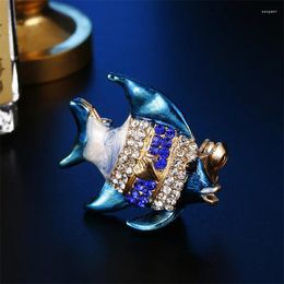 Brooches Oil Dripping Fashion Temperament Pin Colour Kissing Fish Men And Women Brooch High-end Suit Clothing