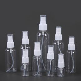 10ml 30ml 50ml 60ml clear plastic fine mist perfume room hair hand Sanitising pet spray bottle 100ml