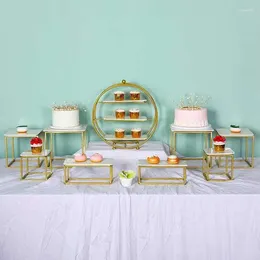 Bakeware Tools Grand Wedding Cake Food Bread Flower Dessert Holder Meeting Tea CupCake Stand Buffet Banquet Store Opening Candy Decoration