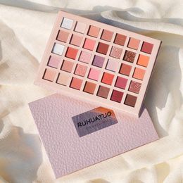 Eye Shadow 35 Color Peach Glitter Eyeshadow Palette Pearlescent Female Cosmetics Cute Makeup Mashed Potato Nature