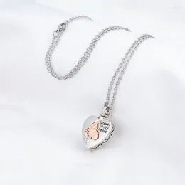 Pendant Necklaces Creative Heart Urn For Ashes Butterfly Daisy Necklace Cremation Memory Jewelry Women Men