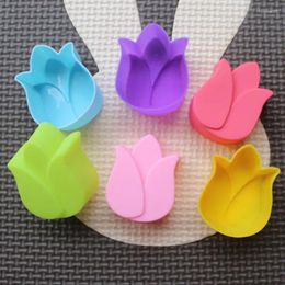 Baking Moulds Flower Silicone Small Muffin Cups Cupcake Mould Pudding Jelly F20233492