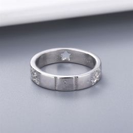 Selling Man or Woman Ring Personality Simple for Lover Ring Fashion Ring High Quality Silver Plated Rings Jewellery Supply304D