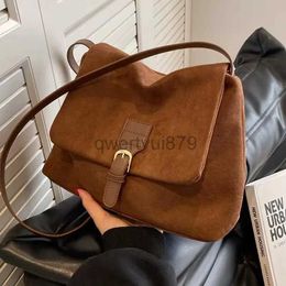 Cross Body Messenger Bag 2023Ins New Style Suede One Shoulder Crossbody Bag Fashion Senior Sentiment Bagqwertyui879