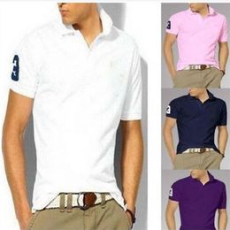 Mens Designer Polos Men T-shirt Brand small horse Crocodile Embroidery clothing Fashion fabric letter polo shirts collar casual te232v