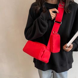 Evening Bags Japanese Small Shoulder Crossbody Bags for Women Trend Fashion Nylon Designer Female Purses Pillow Handbags Bolsas 231019