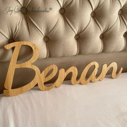 Christmas Decorations Custom Name Sign Personalised Name Sign Wood Letters Baby Nursery Christmas Decoratio 231019