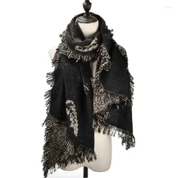 Scarves Womens Large Oversized Pashmina Wrap Poncho Thick Style Scarf Patchwork Cape Shawl