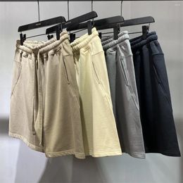 Men's Shorts Hiphop Leader Sold Loose Cotton Hip Hop Streetwear Harem Cargo Pockets Casual Punk Patchwork Men 2023