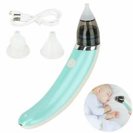 Nasal Aspirators# Electric Baby Nasal Aspirator USB-Rechargeable Nose Cleaner Sniffling Equipment Hygienic Nose Snot Cleaner with 2 Silicone Tip 231019