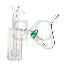 14mm 18mm Glass Ash Catcher 4.5 Inch Ash Catchers Thick Pyrex Clear Bubbler Ashcatcher With Glass Bowl & J-Hook For Water Bong Pipes