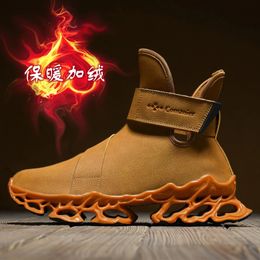 Shoes Dress men Non-Slip Waterproof Slippers boots Warm Plush Male tenis shoes Boots Men Sneakers Winter 231018 949