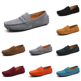 men casual shoes Espadrilles triple black navy brown wine red taupe green Sky Blue Burgundy candy mens sneakers outdoor jogging walking six