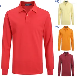 Men's Polos LONG SLEEVED POLO TOP CLASSIC EMBROIDERY FASHIONABLE SPRING AND AUTUMN 9921