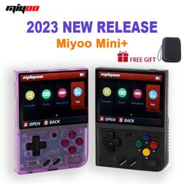 Portable Game Players MIYOO MINI Plus Portable Retro Game Console 3.5 OCA IPS HD Screen WIFI Handheld Game Console Open Source Linux System OnionOS 231018