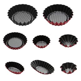 Baking Moulds 12-Pack Tart Mold Cupcake Cake Muffin Mold Tin Pan Baking Tool Carbon Steel 231018