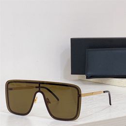 new fashion design sunglasses 364 frameless shield lens metal frame avantgarde show style uv400 protection glasses
