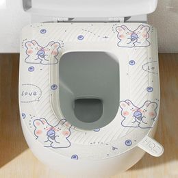 Toilet Seat Covers Universal Cartoon Printed Cover Washable Waterproof Thicken Easy To Clean Pads Bathroom Product