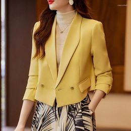 Women's Suits Elegant Blazers Feminino For Women Professional Business Work Wear Autumn Winter Jackets Coat Outwear Tops Female Clothes