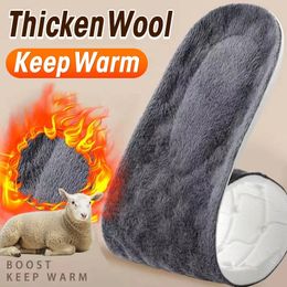 Shoe Parts Accessories 2pcs Self Heated Thermal Insoles for Feet Winter Warm Wool Memory Foam Men Women Sports Shoes Selfheating Pads 231019