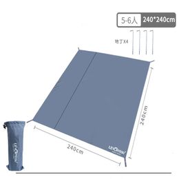 Outdoor Pads Ultralight Foldable Camping Mat Oxford Pad Sleeping Beach Blanket Thicken for Outdoor Travel Tarp Picnic Tent 240*240cm 231018