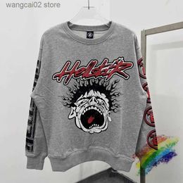 Men's Hoodies Sweatshirts Hellstar dios Records Sweatshirts Men Women Hellstar Crewneck Hoodie 1996 Double Graphic Pullovers T231019