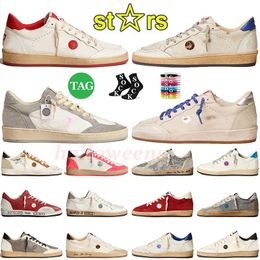 Luxury Designer Casual Shoes Women Men Silver Glitter Pink Vintage Leather Suede Crackle Leather Skateboard Trainers Basketball Handmade Platform Sneakers