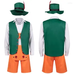 Men's Tracksuits Men Oktoberfest Costume Dirndl Bavarian Green Clubwear Cosplay Carnival Halloween Fancy Party Dress